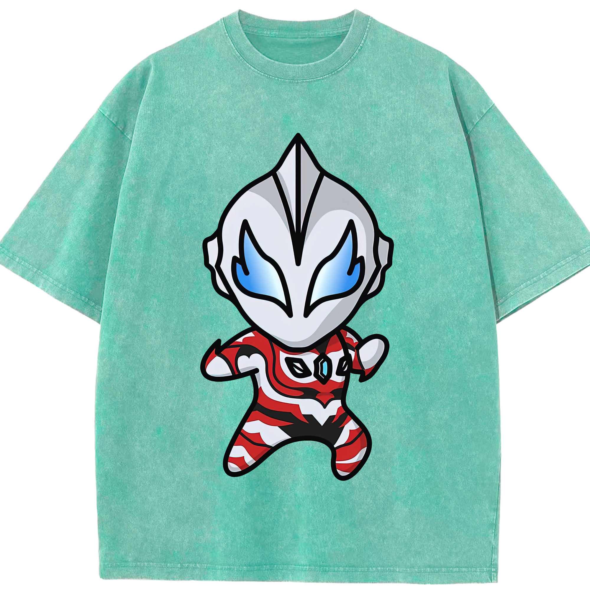 （画像用） ウルトラマン Ultraman 綿100% ヴィンテージ風 半袖Tシャツ（フロントプリント）